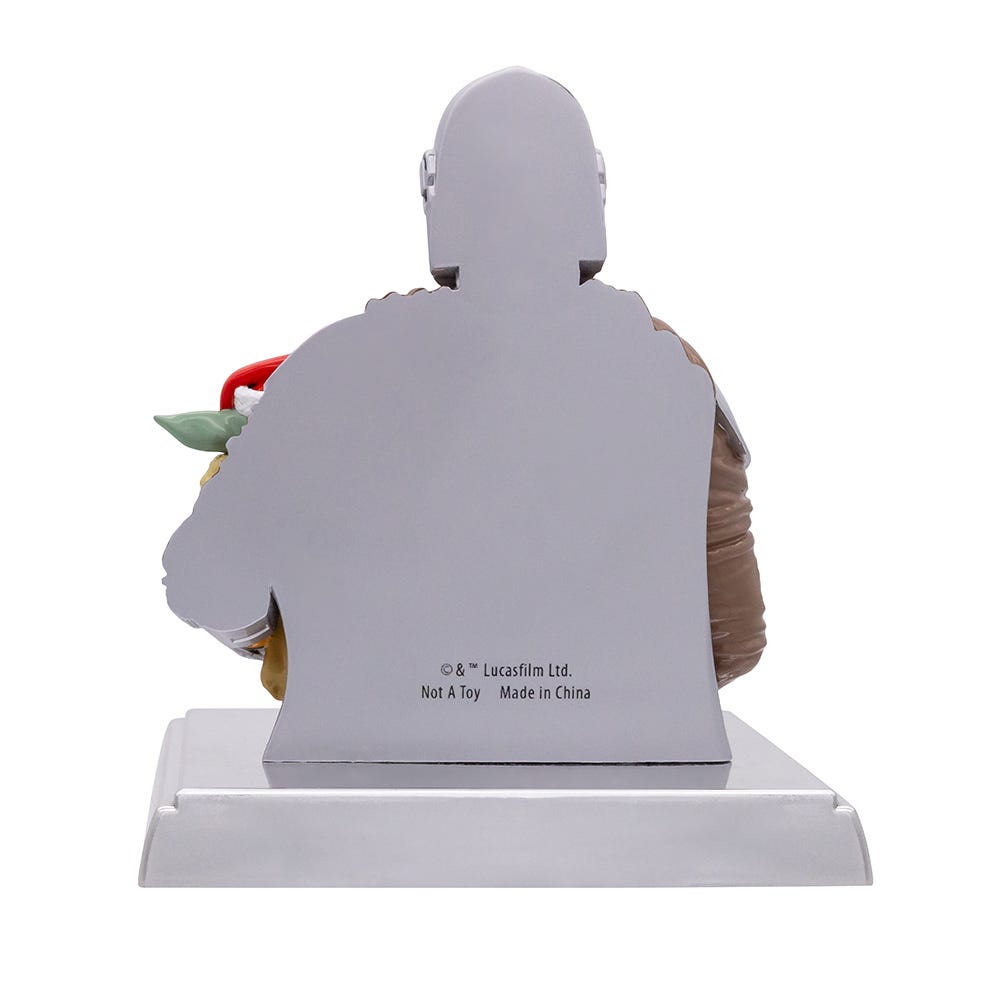 Kurt Adler 6-Inch Star Wars Mandalorian and The Child Stocking Holder